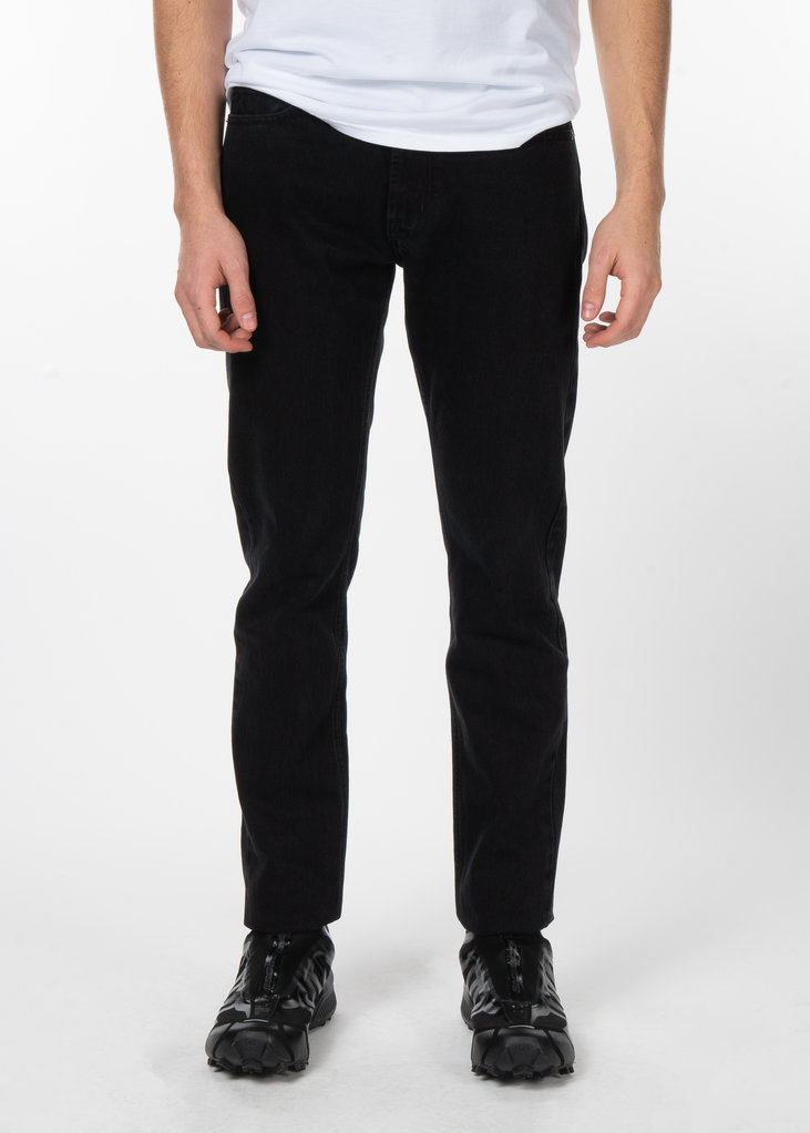 Norse Projects: Black Slim Denim Jeans 