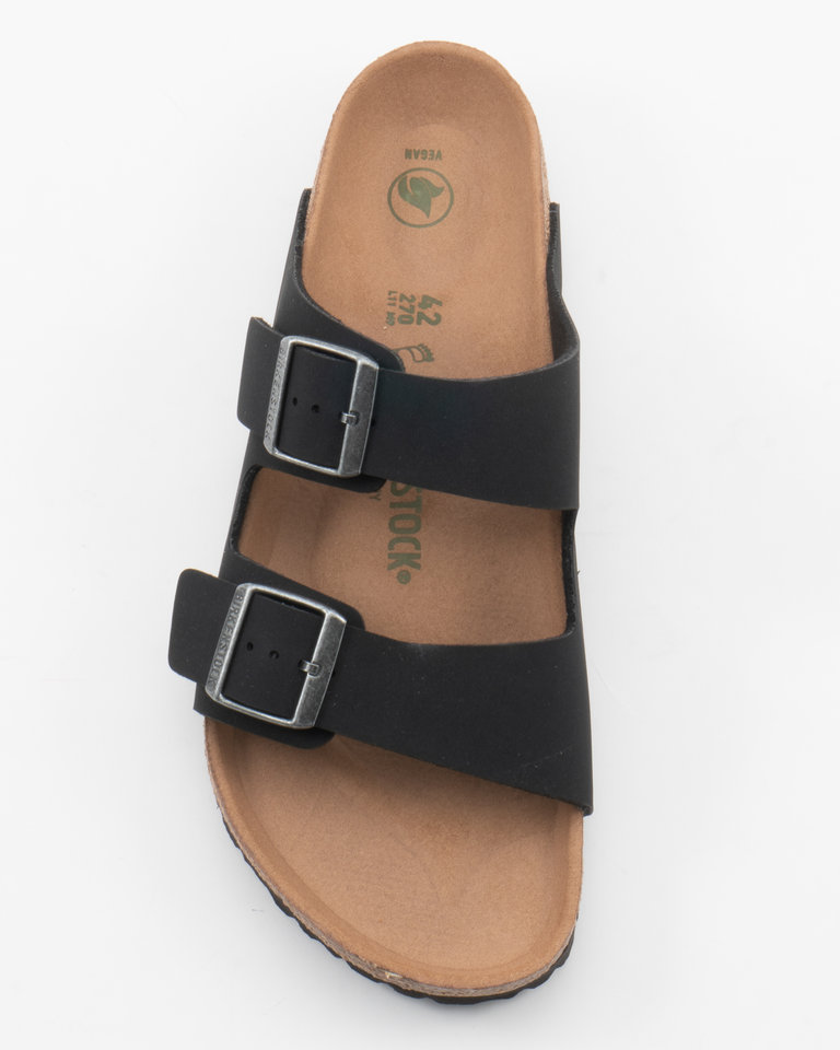 Birkenstock Sandales Arizona BS en Cuir Végane Noir