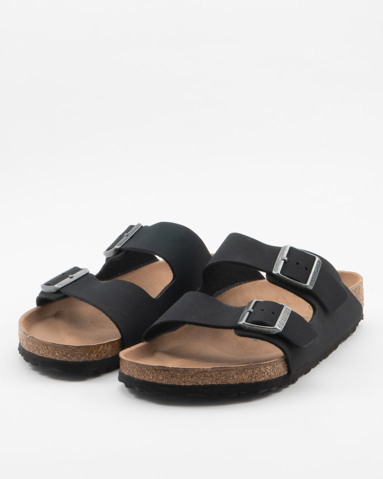 Birkenstock Sandales Arizona BS en Cuir Végane Noir