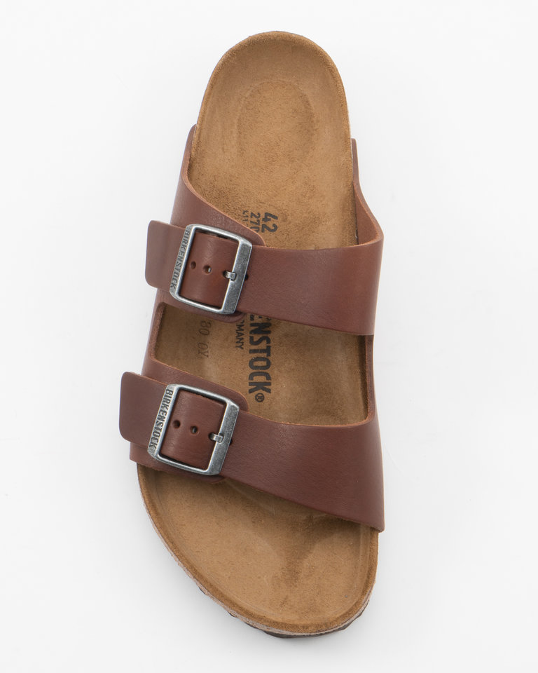 Birkenstock Sandales Arizona BS en Cuir Brun