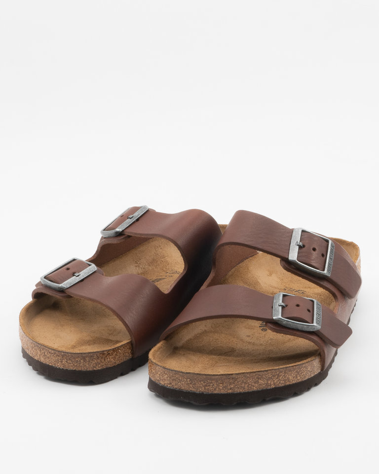 Birkenstock Sandales Arizona BS en Cuir Brun