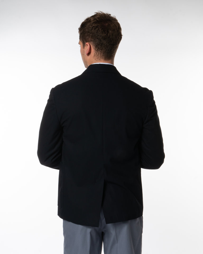 Dries Van Noten Navy Double-Breasted Blazer