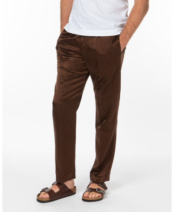 Brown Parkino Pants