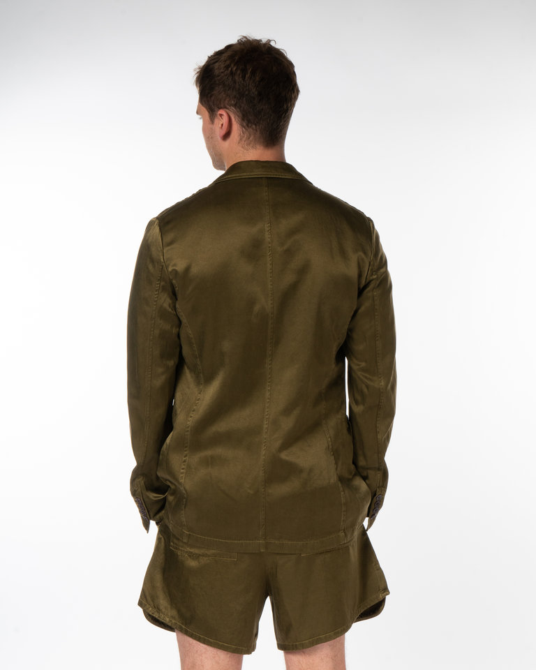 Dries Van Noten Veste Boxing Khaki