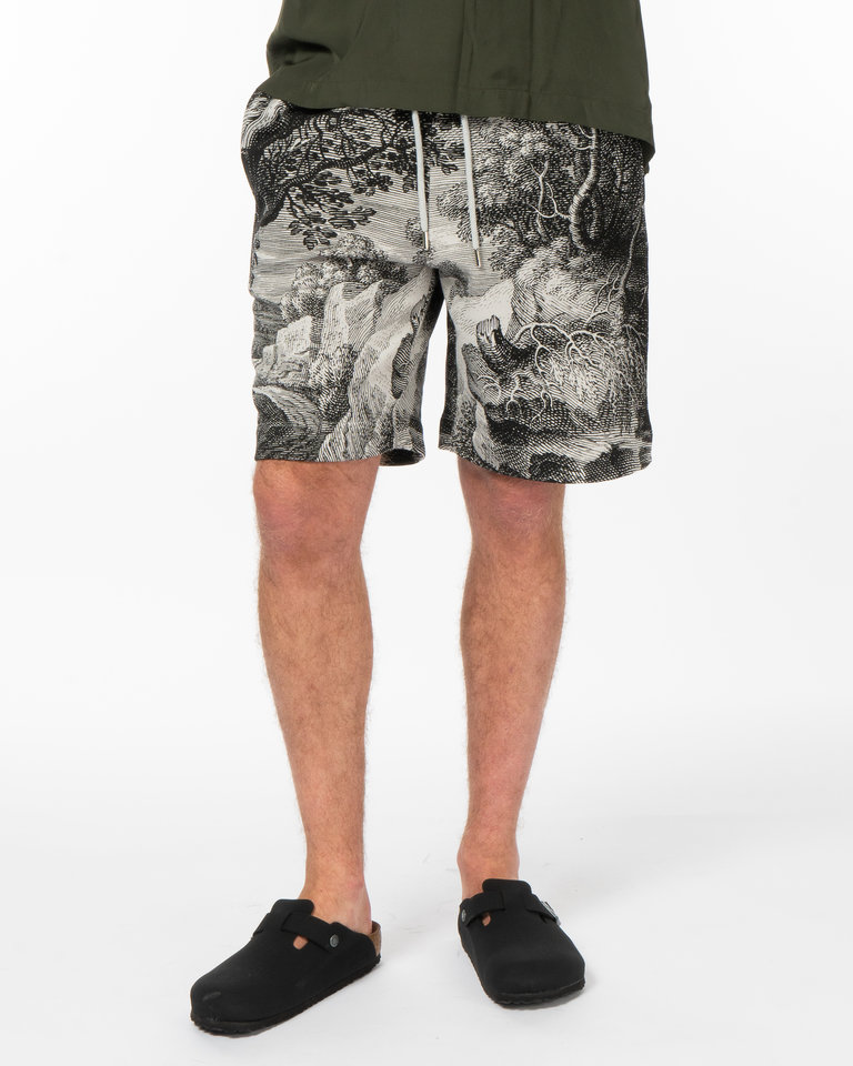 Dries Van Noten Short Habor en Terry Écru