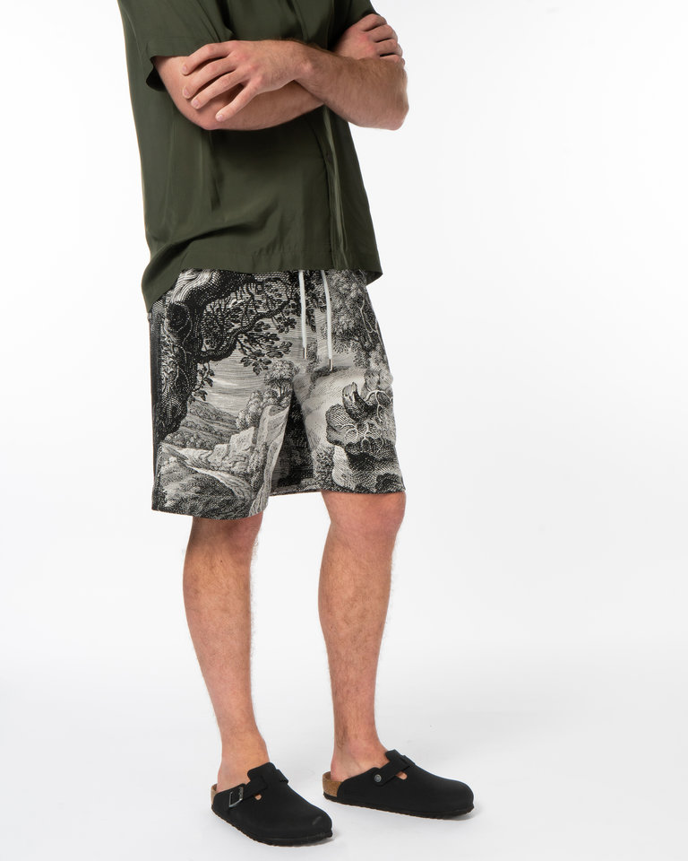 Dries Van Noten Short Habor en Terry Écru