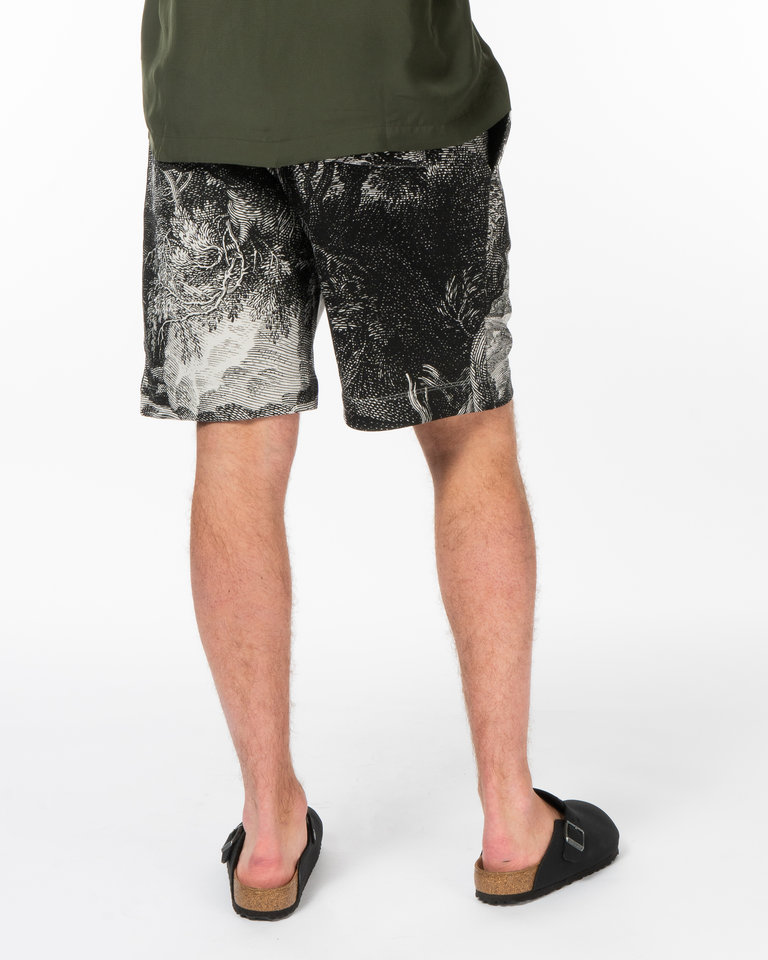 Dries Van Noten Ecru Terry Habor Shorts