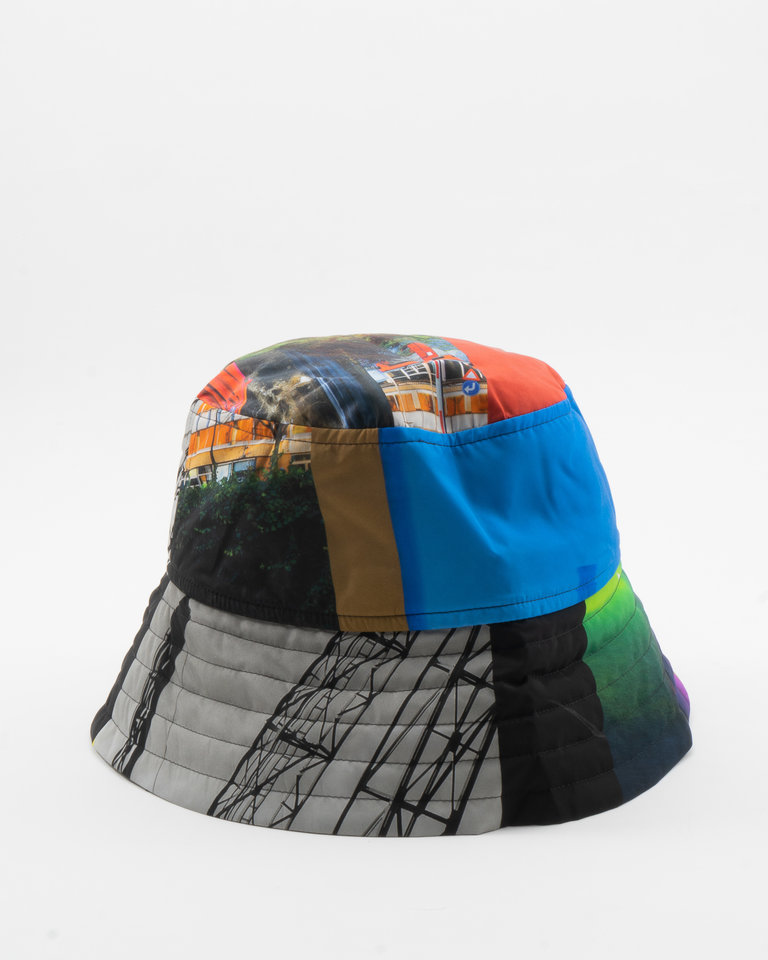 Dries Van Noten Graphic Nylon Bucket Hat