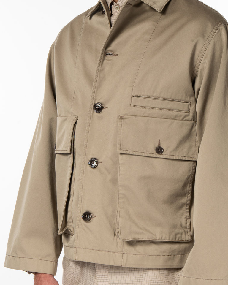Lemaire Veste Boxy Taupe