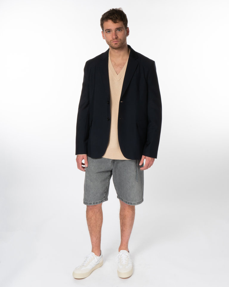 Acne Studios Veste de Costume Marine