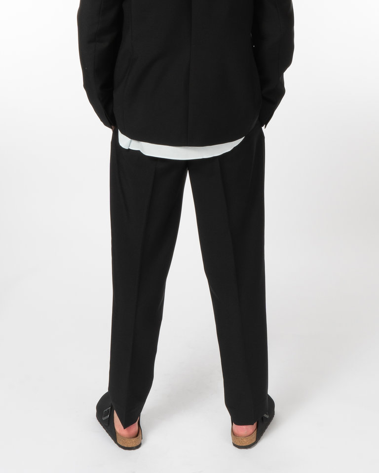 Acne Studios Pantalon Noir à Coupe Droite