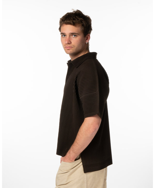 Brown Short Sleeve Shirt