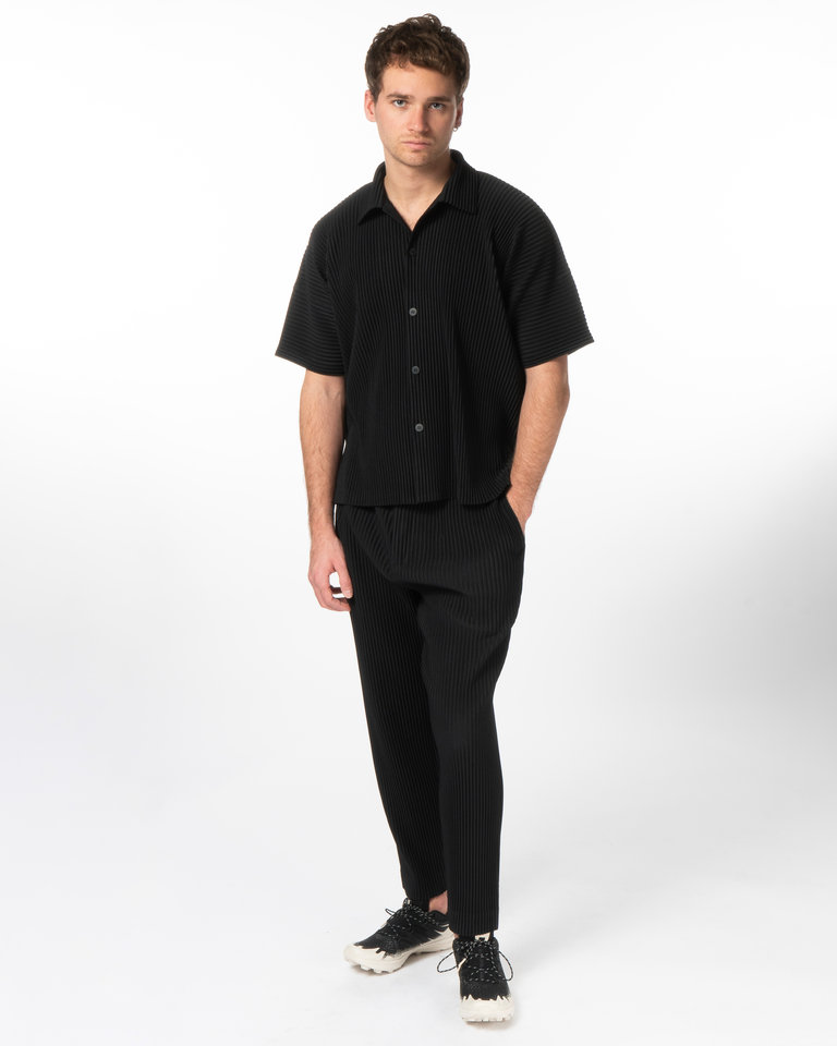 Pantalon Plissé Noir