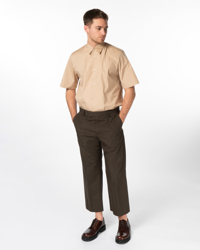 Dries Van Noten Khaki Pinnet Trouser