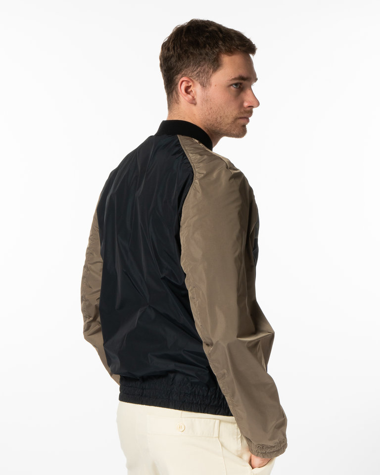 Dries Van Noten Navy/Khaki Vonnor Jacket