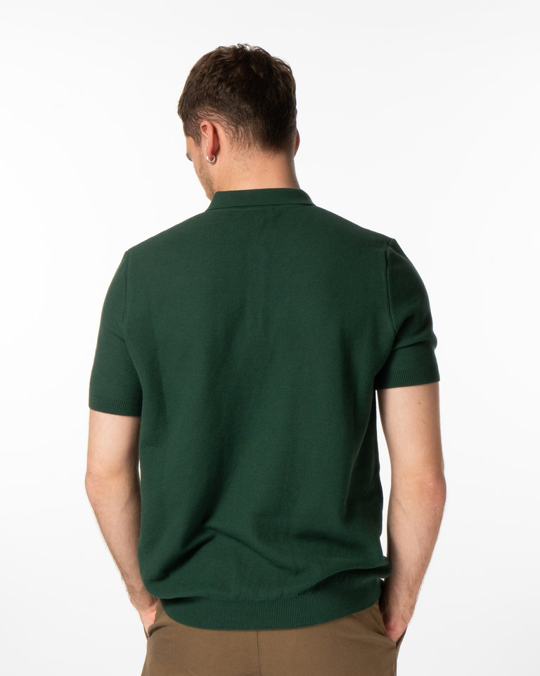 Sunspel Polo Vert Foncé