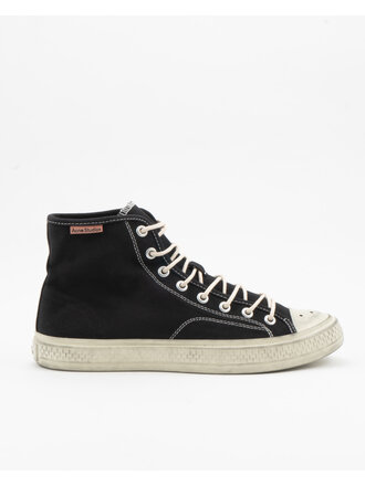 Acne Studios Chaussures Hautes Noires et Blanches Acne Studios Chaussures Hautes Noires et Blanches