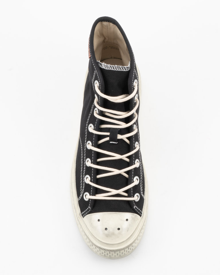 Acne Studios Chaussures Hautes Noires et Blanches