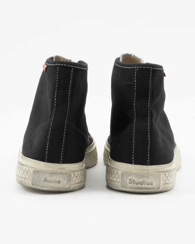 Acne Studios Chaussures Hautes Noires et Blanches