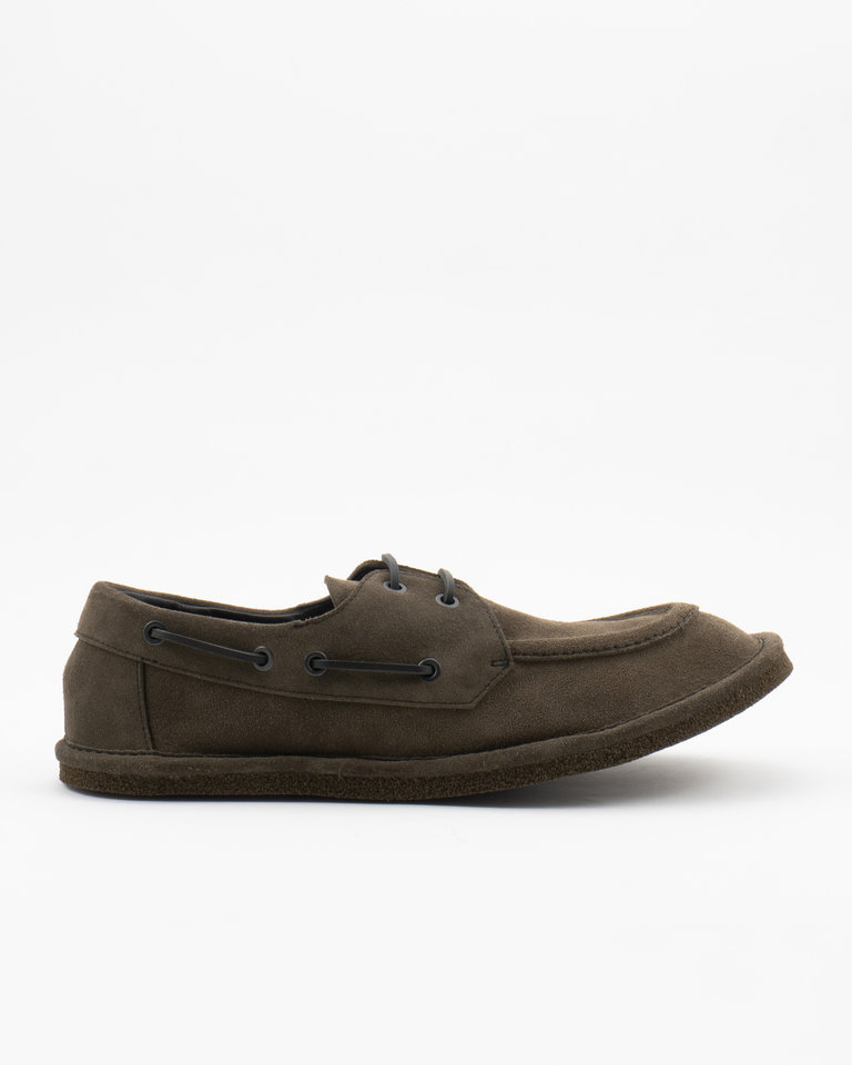 Dries Van Noten Khaki Boat Shoes