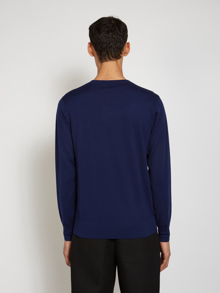 Dries Van Noten Blue Crewneck