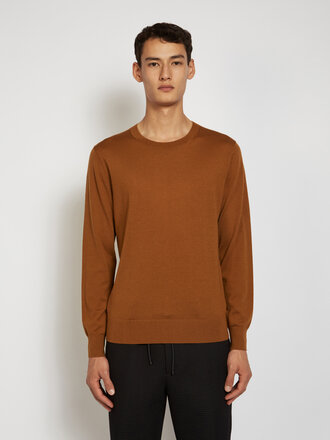 Dries Van Noten Chandail Manches Longues Brun Clair Dries Van Noten Chandail Manches Longues Brun Clair