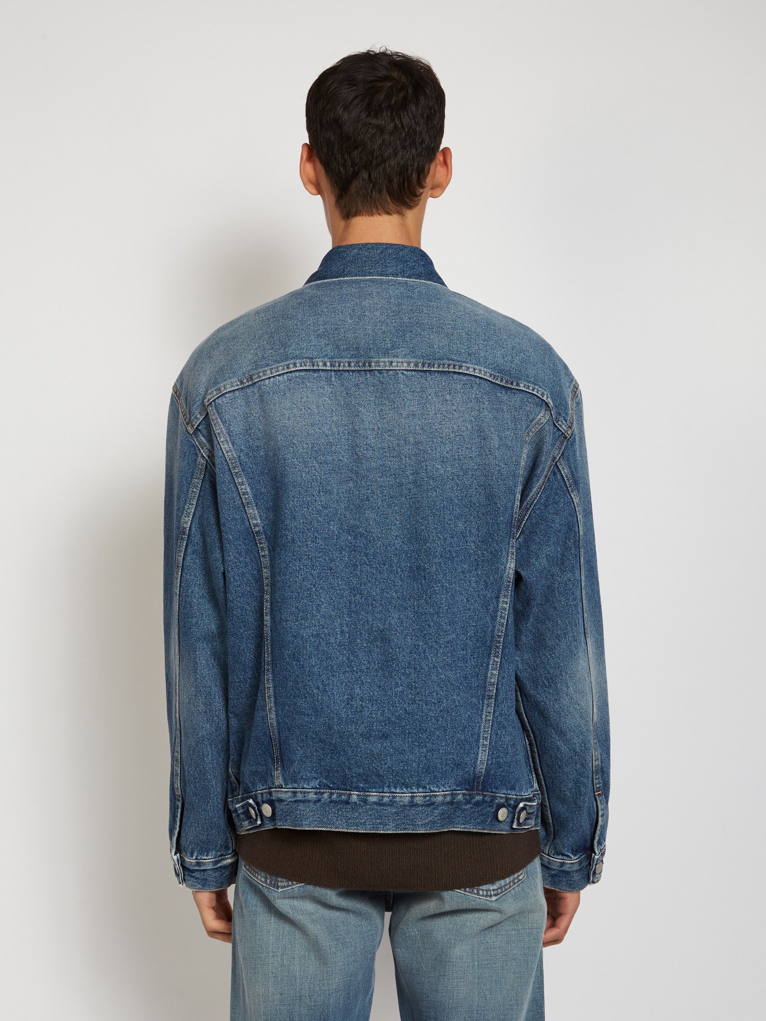 Acne Studio: Bleu Relaxed Denim Jacket | Men's Designer Clothes 