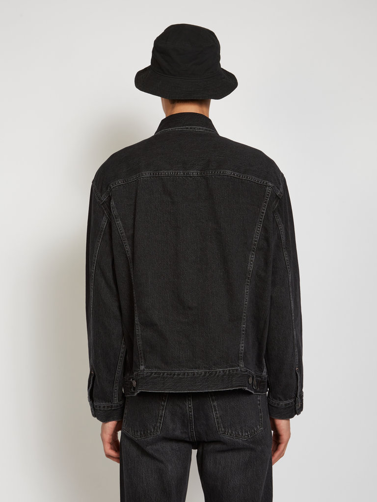 Acne Studios Black Relaxed Denim Jacket