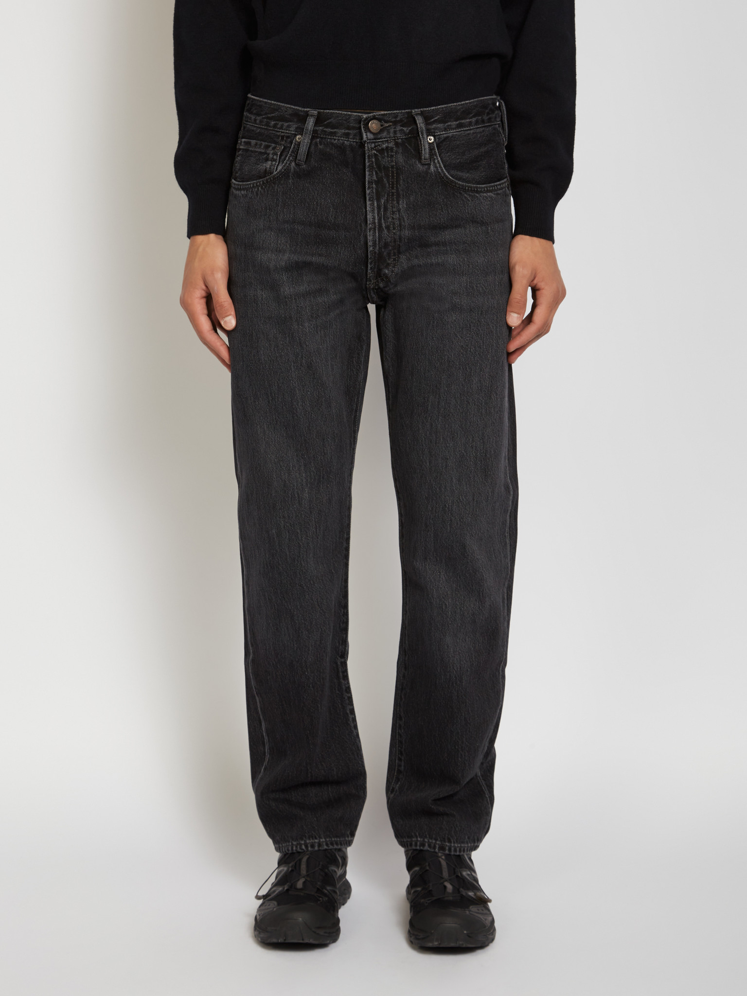 Acne Studio: Vintage Black Jeans 1996, Men's Designer Clothes
