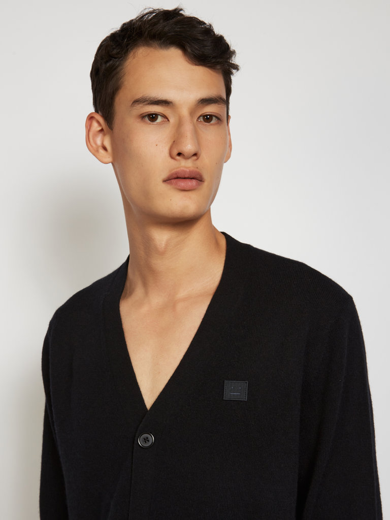 Acne Studios Black Smile Cardigan