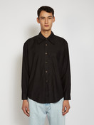 Our Legacy: Black 70s Coco Shirt | Men's Designer Clothes