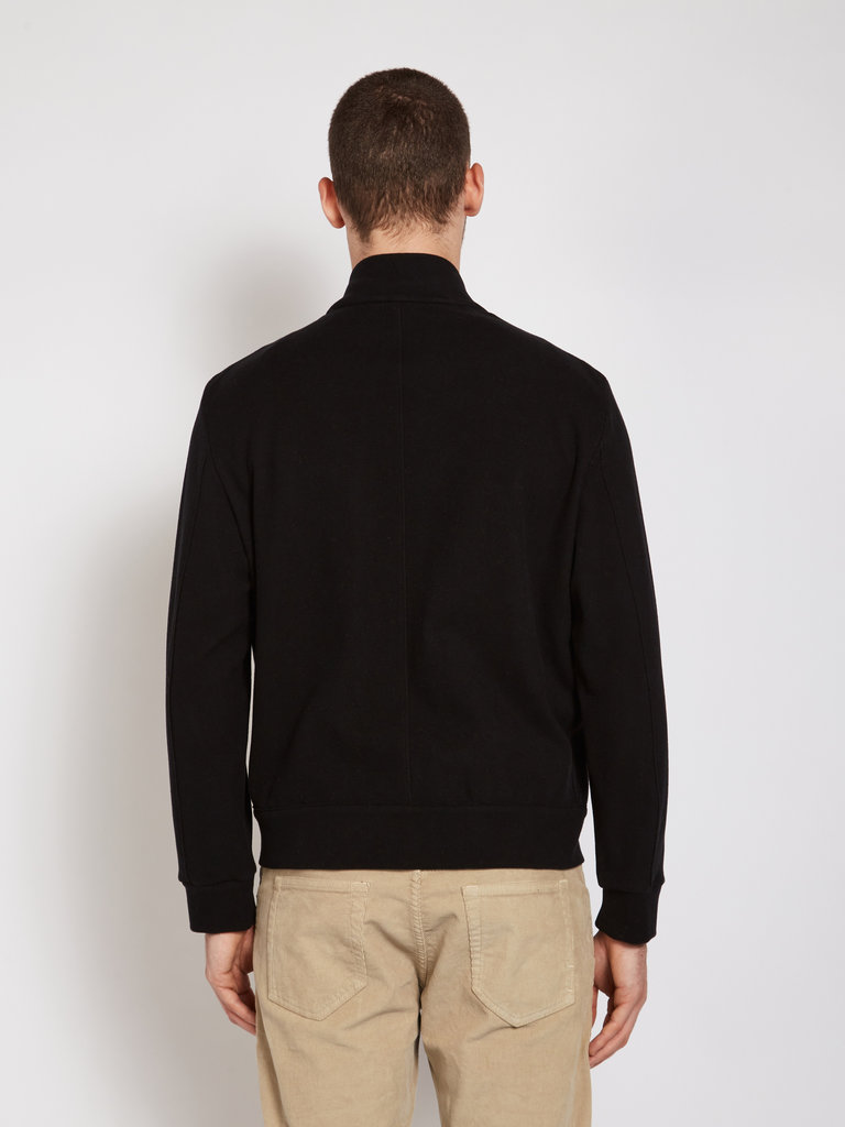 Harris Wharf London Black Bomber Jacket