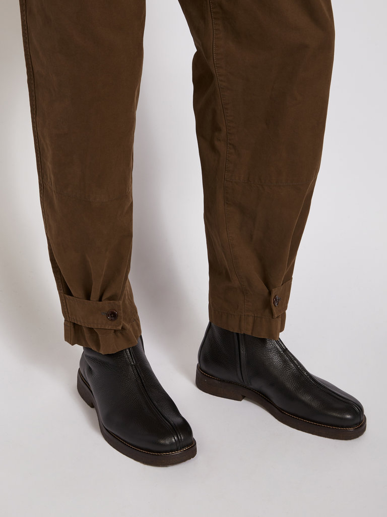 Lemaire Pantalons Militaire Brun