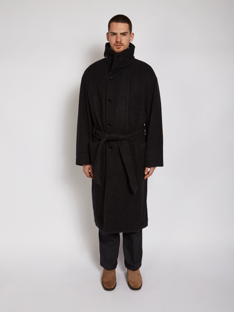 Lemaire Manteau Bathrobe Noir