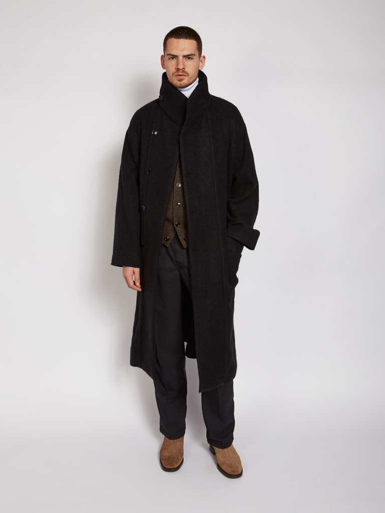 Lemaire Manteau Bathrobe Noir