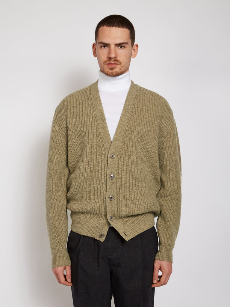 Lemaire Green Cardigan