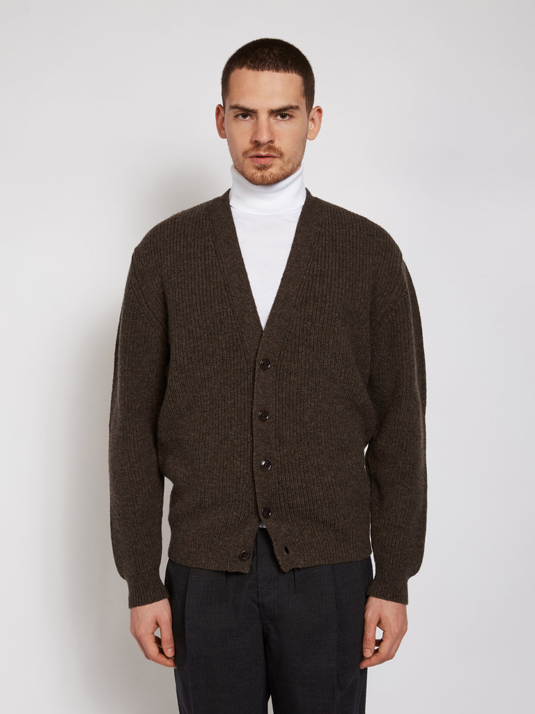 Lemaire Cardigan Brun