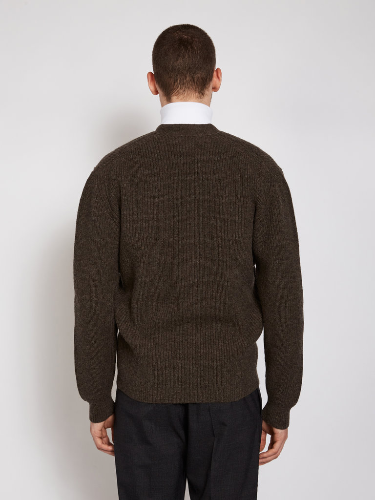 Lemaire Brown Cardigan