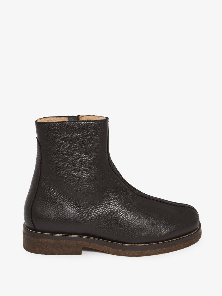 Lemaire Black Boots with Shearling