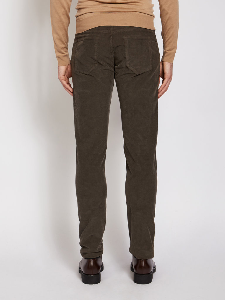 Dark Brown Corduroy Jeans