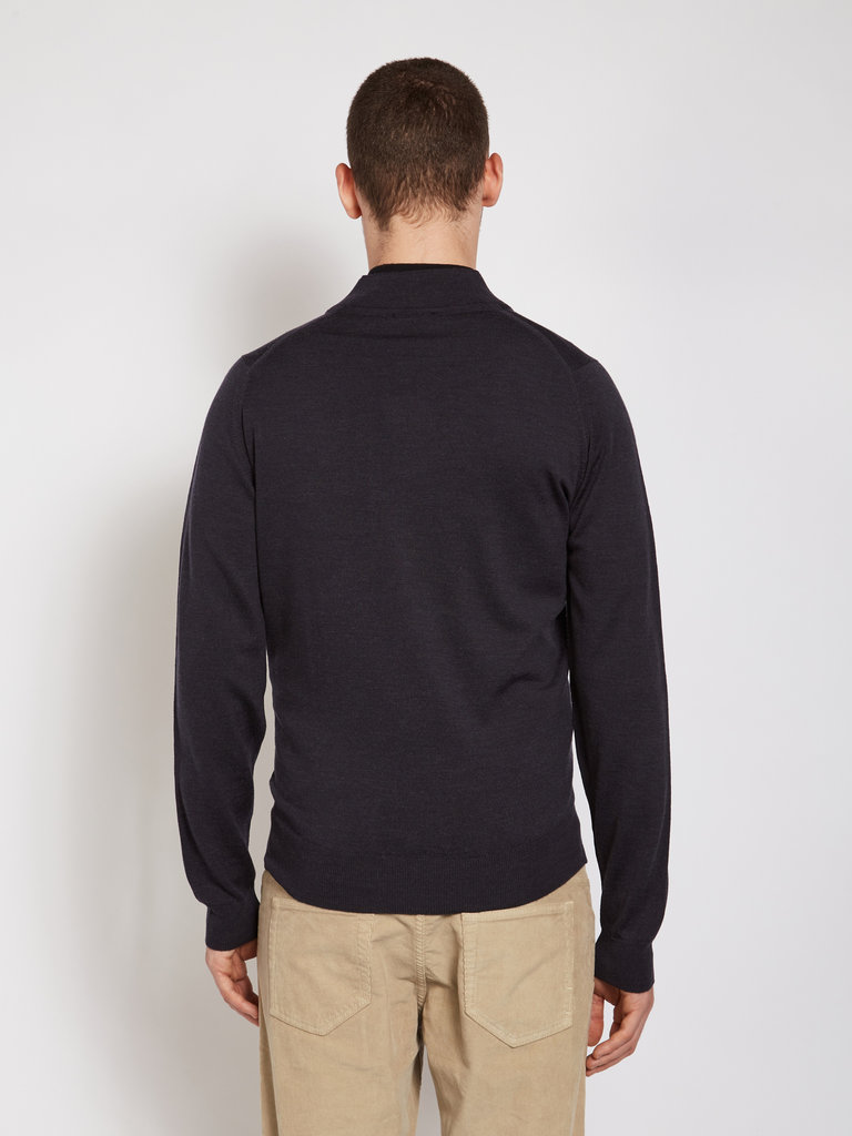 John Smedley Blouson Maclean Hepburn Smoke