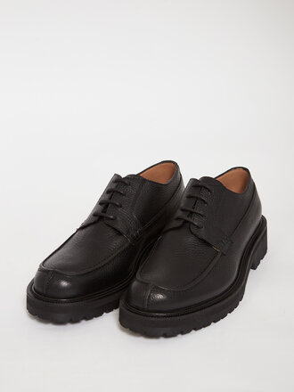 Dries Van Noten Chaussure en Cuir Noir Dries Van Noten Chaussure en Cuir Noir