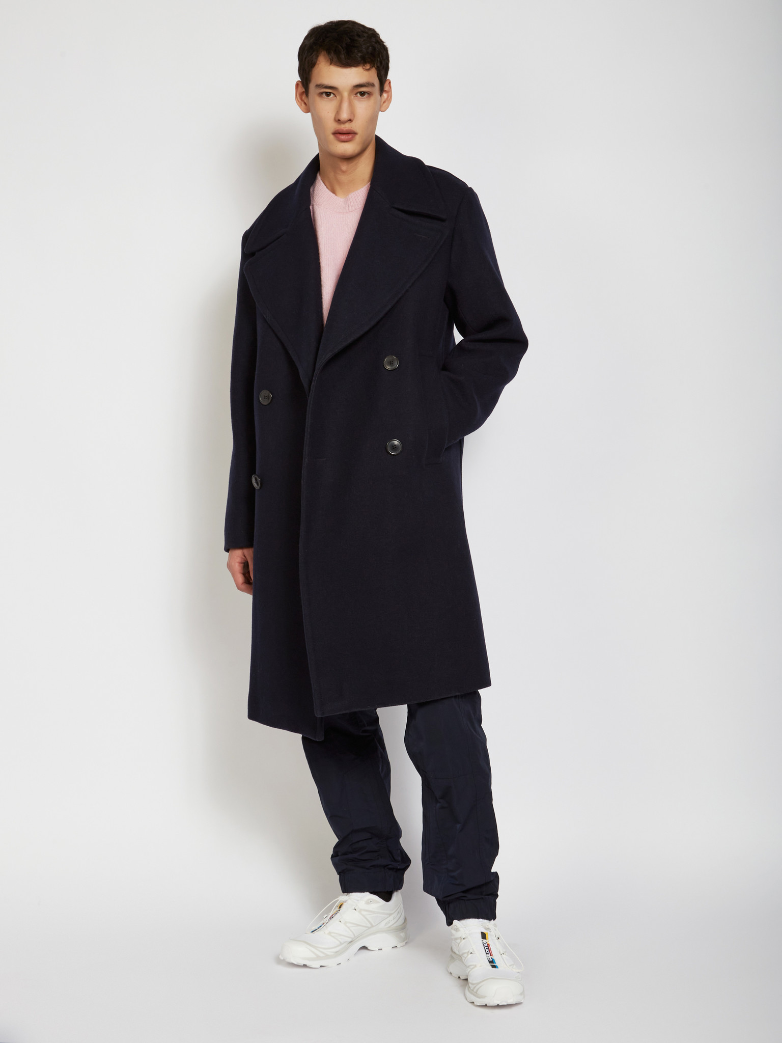 新品 ドリスヴァンノッテン 20AW MOLESKIN TRENCH COAT | nate