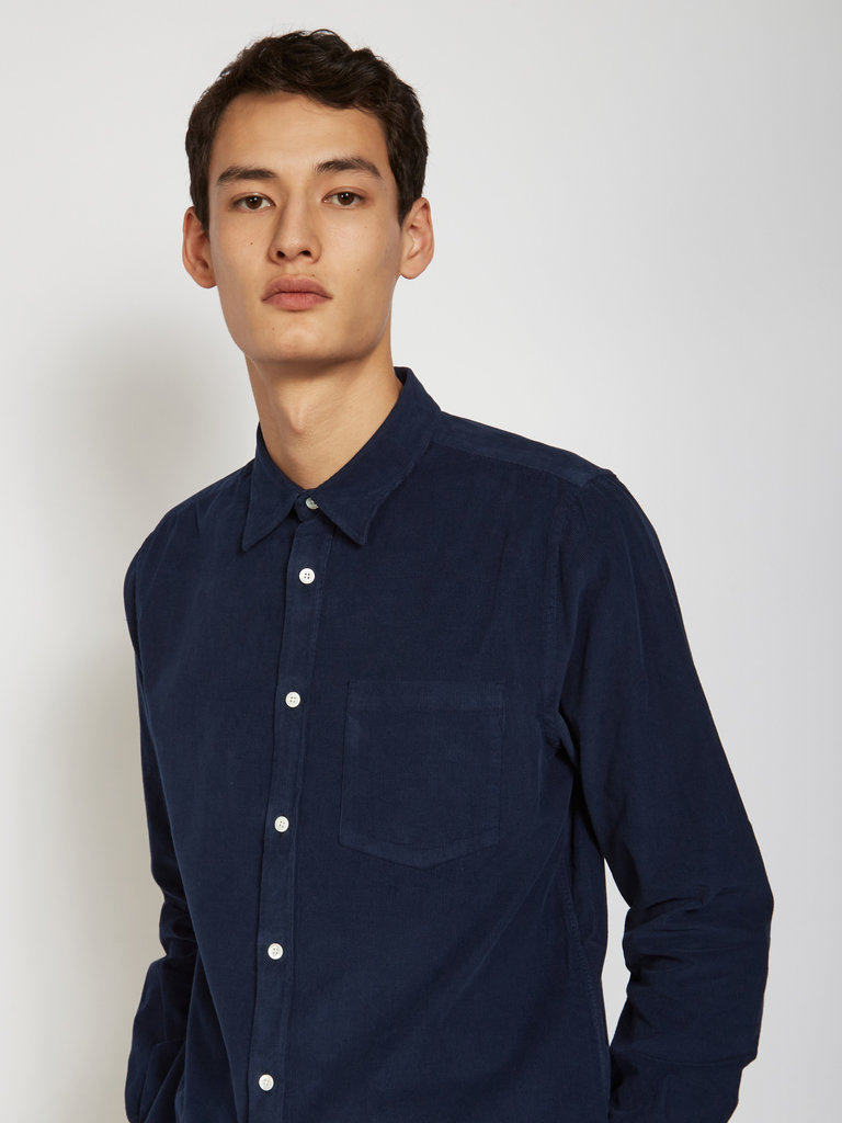 Norse Projects Navy Corduroy Shirt