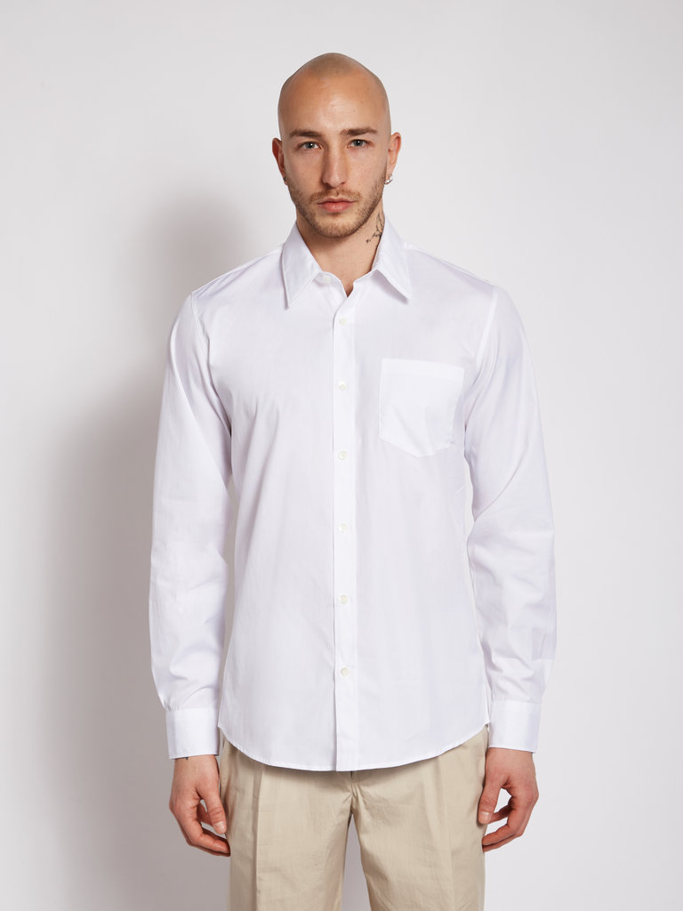 Dries Van Noten White Corbino Shirt
