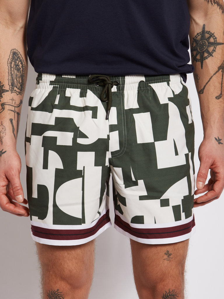 Dries Van Noten Green Phibbs Swim Shorts