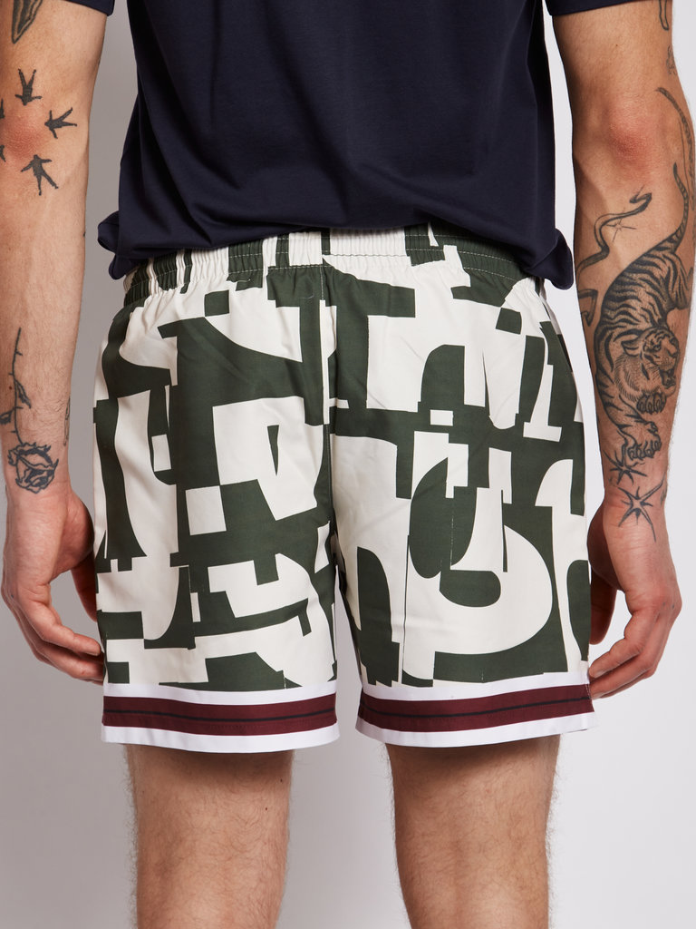 Dries Van Noten Green Phibbs Swim Shorts