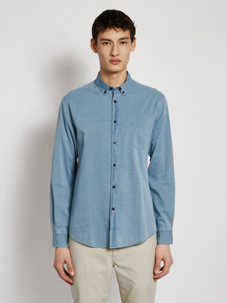 Sunspel Chemise en Jean Indigo Clair Sunspel Chemise en Jean Indigo Clair