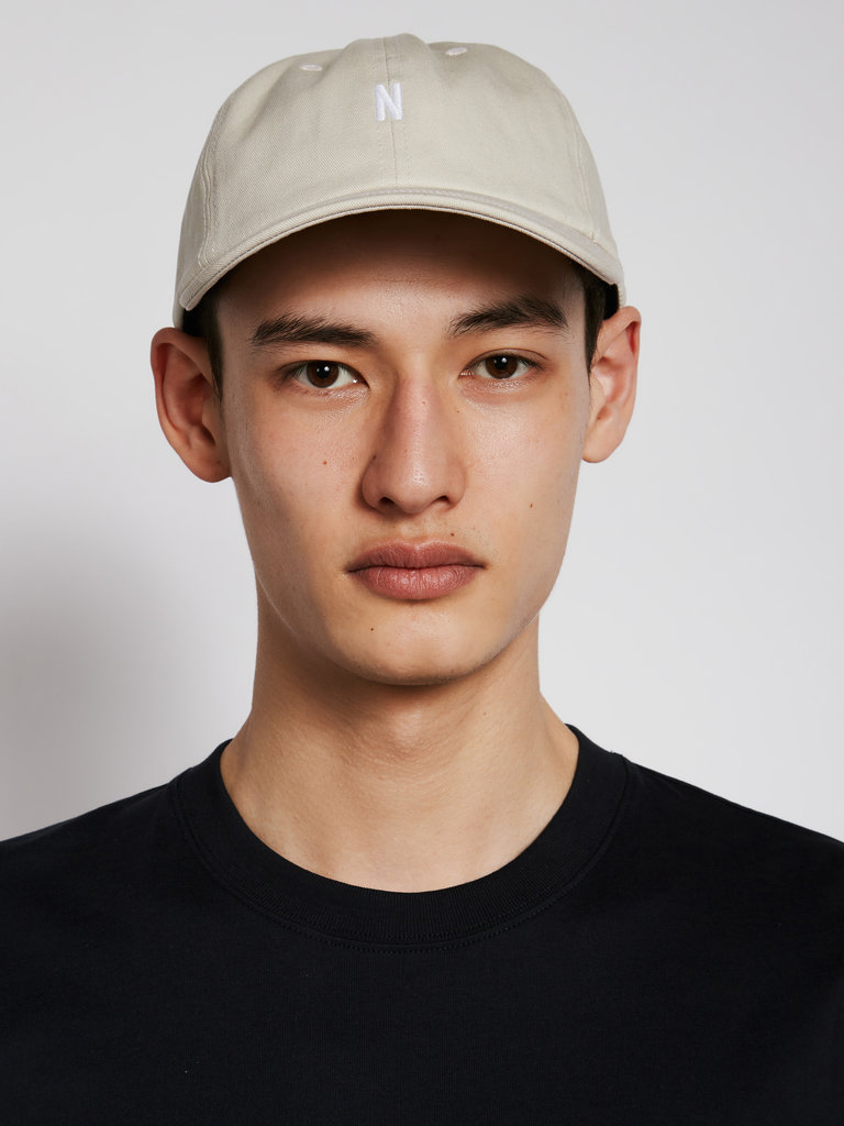 Norse Projects Casquette de Sport en Sergé Beige