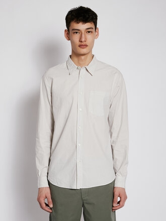 Norse Projects Chemise Osvald en Tencel Écrue Norse Projects Chemise Osvald en Tencel Écrue